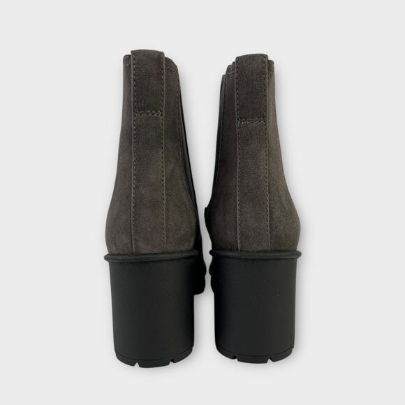 Vince Henderson Suede Ankle Booties Gray Size 9 NEW - Picture 5 of 9